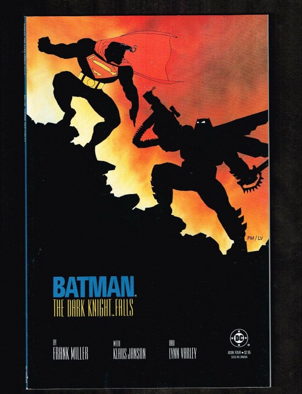 Batman the Dark Knight Falls ~Movie Coming Soon Superman vs Batman~1986 (8.5) WH (1986), raw comic book in 8.5 condition — front cover