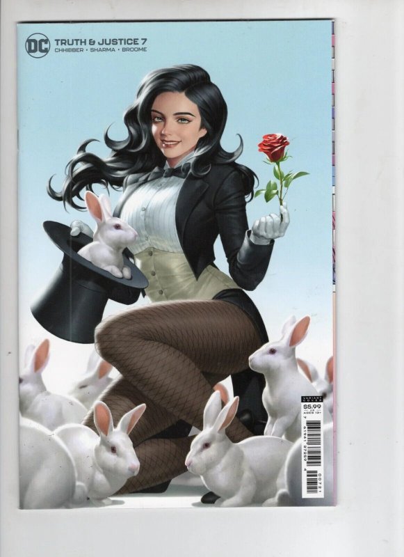 Truth & Justice #7 (DC Comics, 2021), raw comic book in NM 9.4 condition — front cover