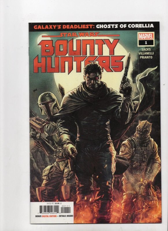 Star Wars: Bounty Hunters #1 (Marvel Comics, 2020), raw comic book in NM+ 9.6 condition — front cover