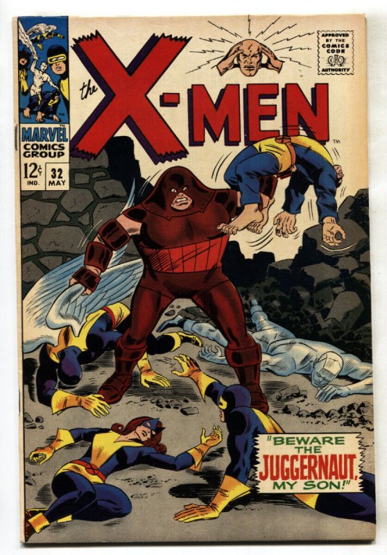 X-Men #32 (Marvel Comics, 1967), raw, ungraded comic book — front cover