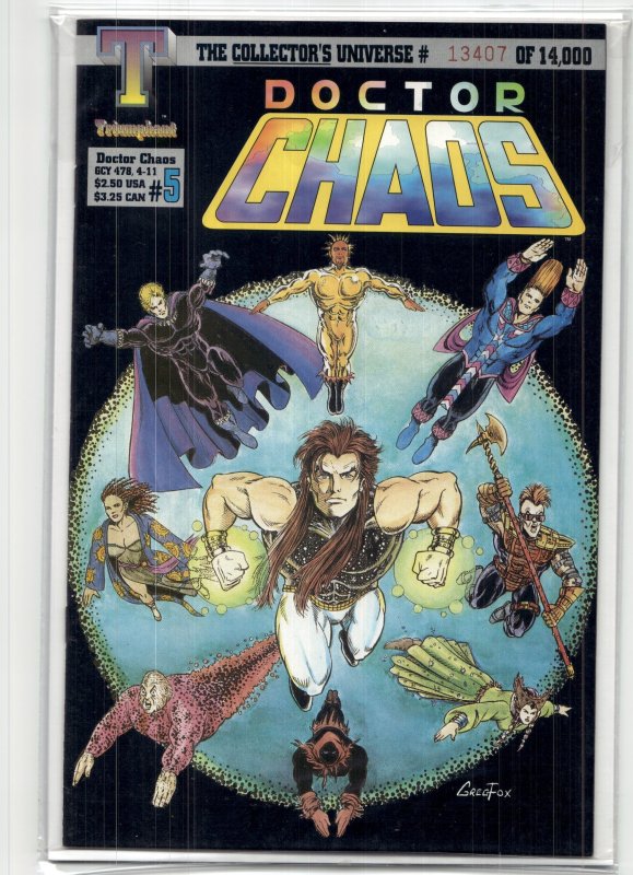 Doctor Chaos #5 (1994), raw, ungraded comic book — front cover