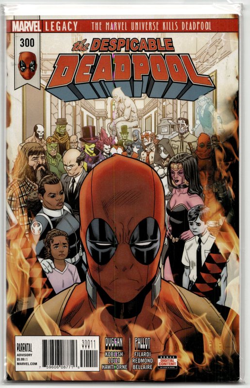 Despicable Deadpool #300 (Marvel Comics, 2018), raw, ungraded comic book — front cover