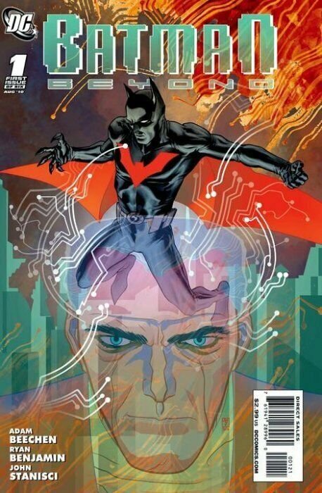 Batman Beyond #1 (DC Comics, 2010), raw comic book in NM condition — front cover