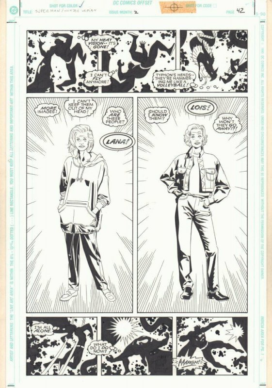 Superman/Wonder Woman: Whom Gods Destroy Elseworlds #2, raw, ungraded comic book — front cover