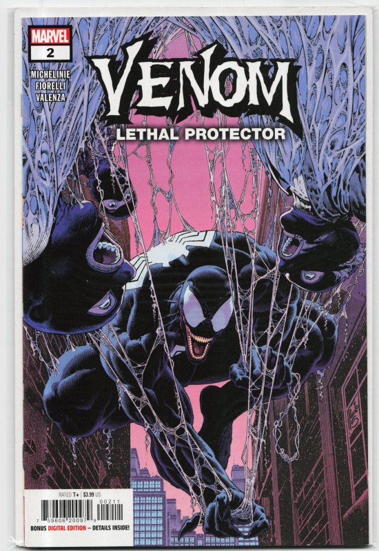 Venom: Lethal Protector #2 (Marvel Comics, 2022), raw, ungraded comic book — front cover