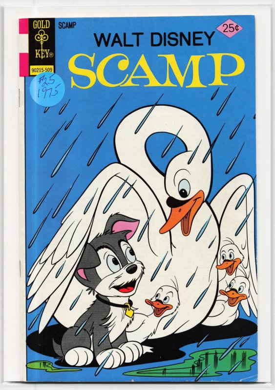 Scamp #25 (1975), raw, ungraded comic book — front cover