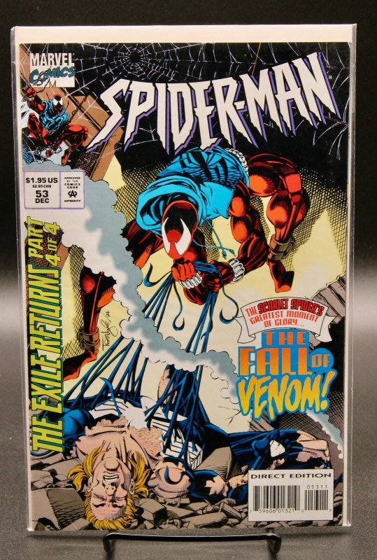 Spider-Man #53 (Marvel Comics, 1994), raw comic book in NM/M 9.8 condition — front cover