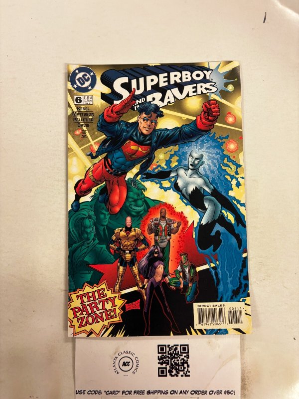Superboy and the Ravers #6 (DC Comics), raw comic book in NM condition — front cover