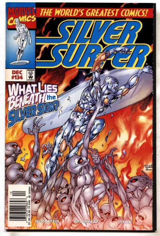 Silver Surfer #134 (Marvel Comics), raw, ungraded comic book — front cover