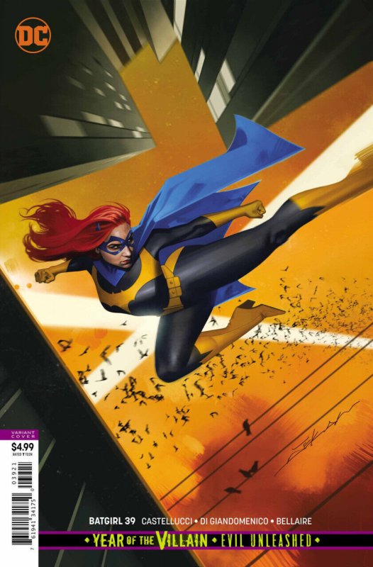 Batgirl #39 (DC Comics, 2016), raw comic book in VF condition — front cover