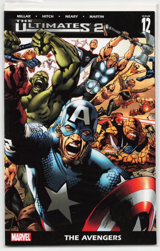 Ultimates 2 #12 (2006), raw, ungraded comic book — front cover