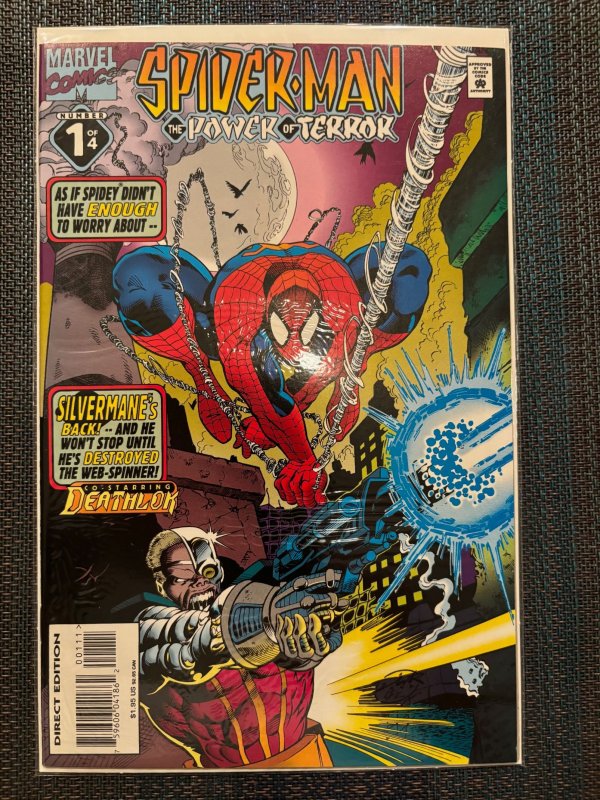 Spider-Man: The Power of Terror #1 (1995), raw, ungraded comic book — front cover