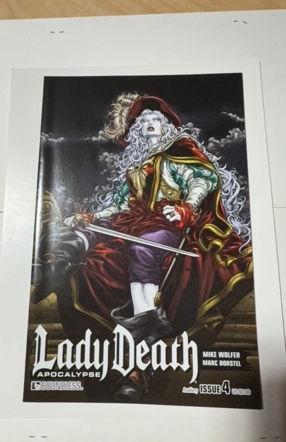 Lady Death: Apocalypse #4 (2015), raw comic book in NM condition — front cover