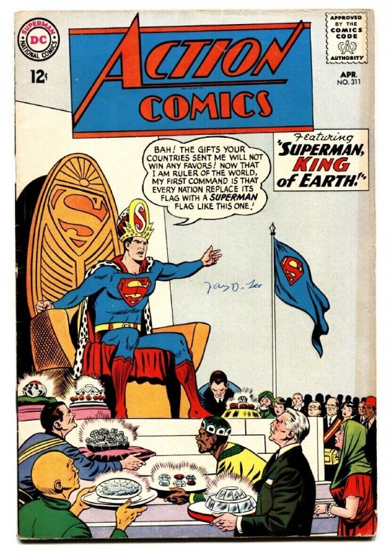 Action Comics #311 (DC Comics, 1964), raw comic book in FN/VF condition — front cover