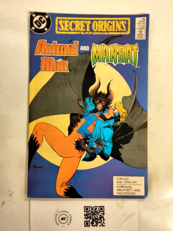 Secret Origins #39 (DC Comics), raw comic book in NM condition — front cover