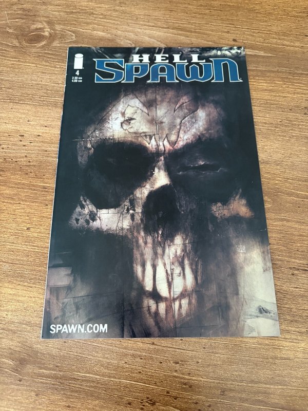 Hell Spawn #4, raw comic book in NM condition — front cover