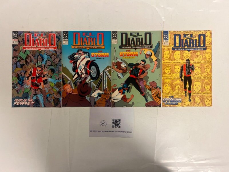4 El-Diablo DC Comic Books # 5 6 7 8 Batman Superman Wonder Woman 2 JS54, raw, ungraded comic book — front cover