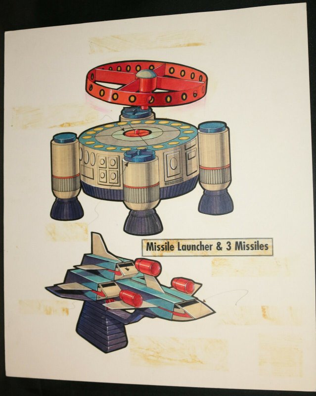 Missile Launcher & #3, raw, ungraded comic book — front cover