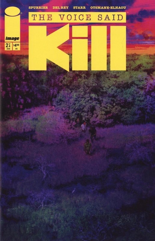 The Voice Said Kill #2 (Image Comics, 2025), raw comic book in NM condition — front cover