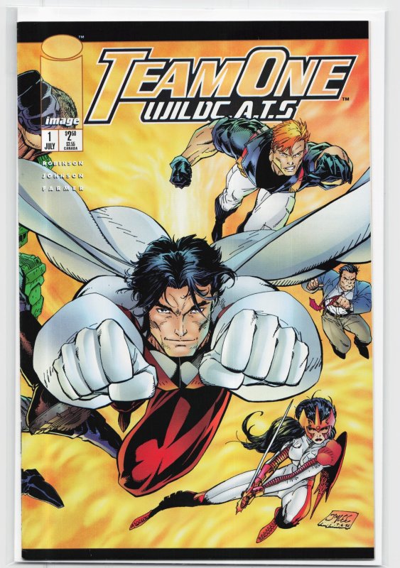 Team One: WildC.A.T.S #1 (1995), raw, ungraded comic book — front cover
