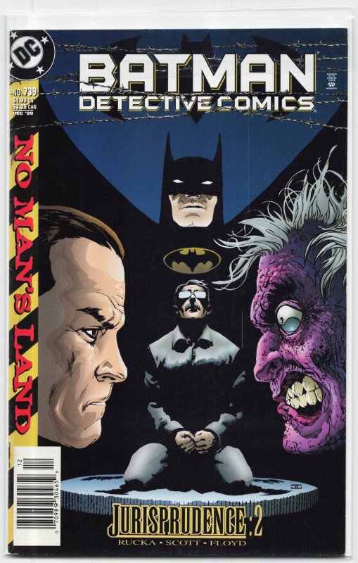 Detective Comics #739 (DC Comics, 1999), raw, ungraded comic book — front cover