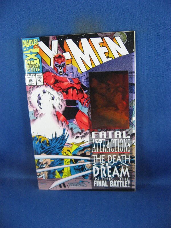 X-Men #25 (Marvel Comics, 1993), raw comic book in NM- condition — front cover