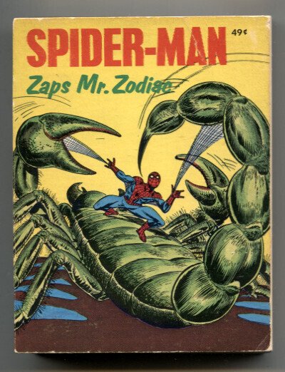 Spider-Man Zaps Mr. Zodiac Big Little Book 1976 (1976), raw, ungraded comic book — front cover