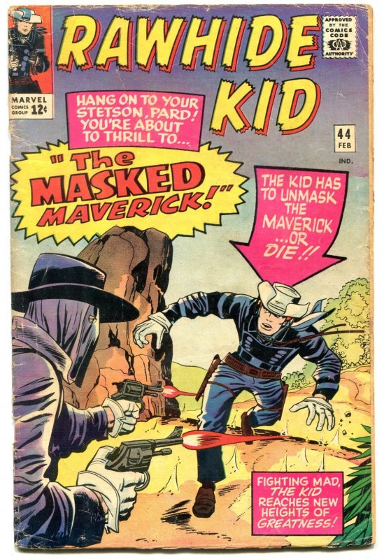 Rawhide Kid #44 (Marvel Comics, 1965), raw comic book in VG condition — front cover