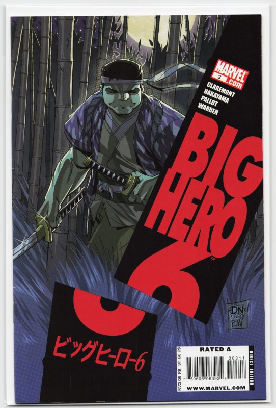 Big Hero 6 #3 (2009), raw, ungraded comic book — front cover