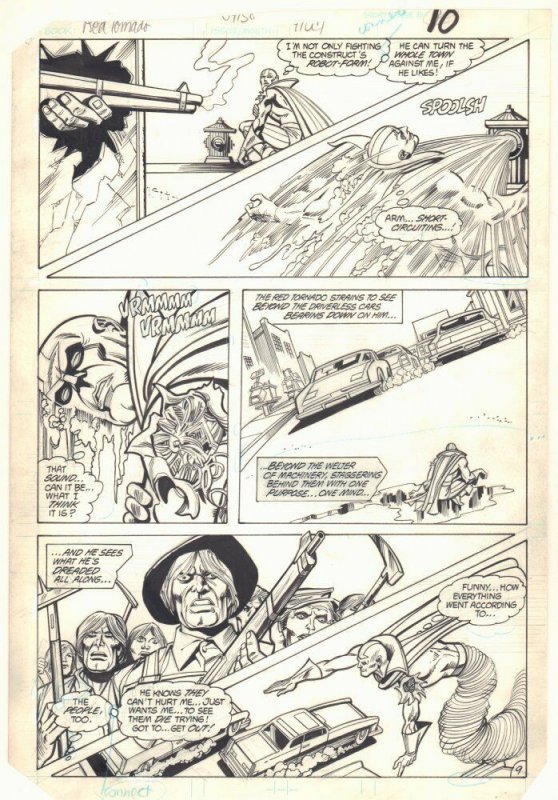 Red Tornado #4 (1985), raw, ungraded comic book — front cover