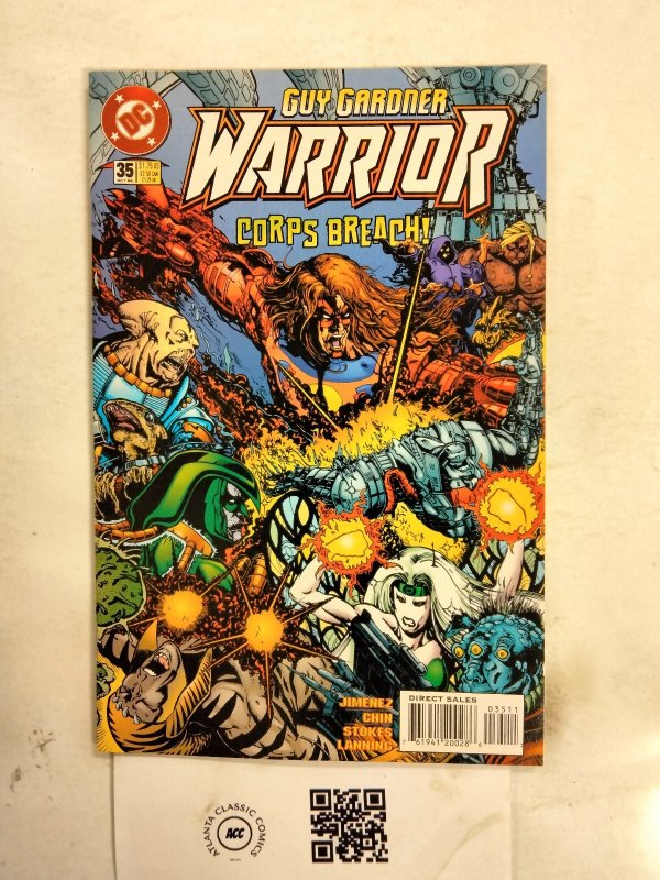 Guy Gardner Warrior #35 (DC Comics), raw comic book in NM condition — front cover