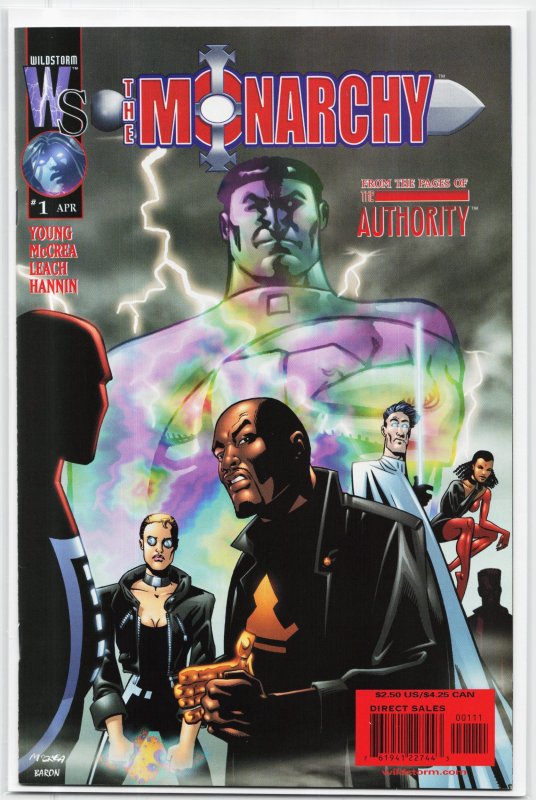 The Monarchy #1 (2001), raw, ungraded comic book — front cover