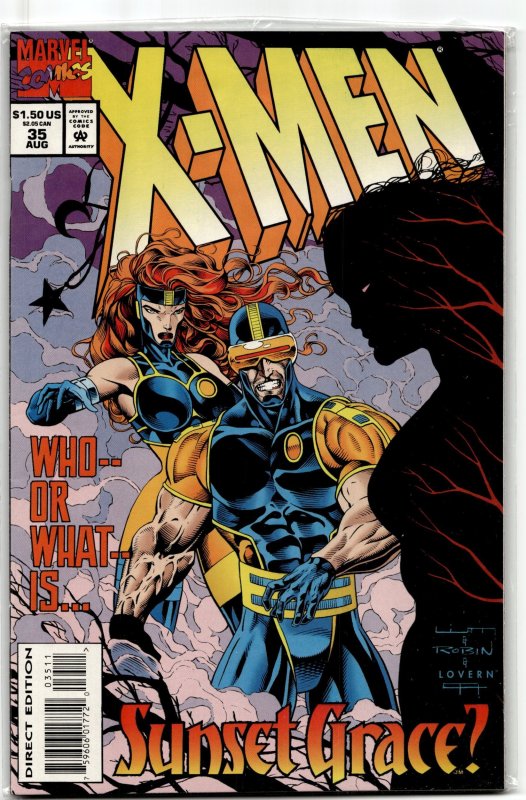 X-Men #35 (Marvel Comics, 1994), raw, ungraded comic book — front cover