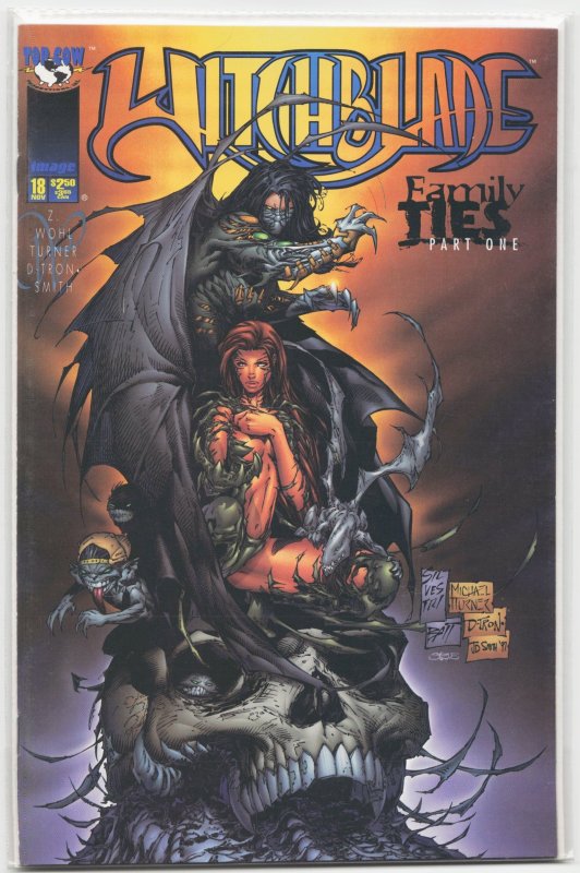 Witchblade #18 (Top Cow, 1997), raw, ungraded comic book — front cover