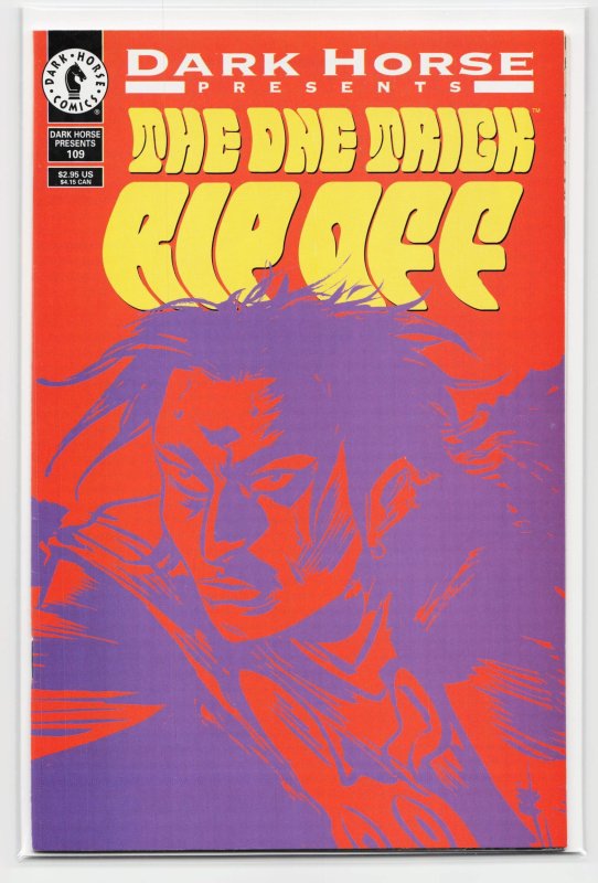 Dark Horse Presents #109 (Dark Horse Comics, 1996), raw, ungraded comic book — front cover