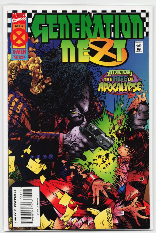 Generation Next #2 (Marvel Comics, 1995), raw, ungraded comic book — front cover