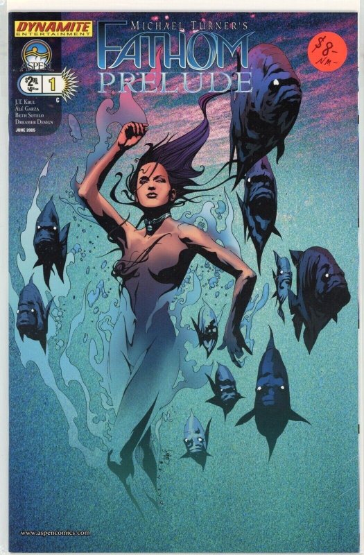 Fathom: Prelude #1 (1999), raw comic book in NM- 9.2 condition — front cover