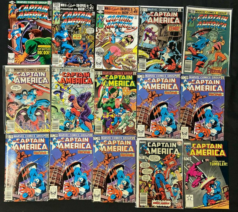 Captain America 115 Comics Lot Zeck, Frenz, Steranko Most Fn-Vf (Marvel Comics), raw comic book in VF condition — front cover