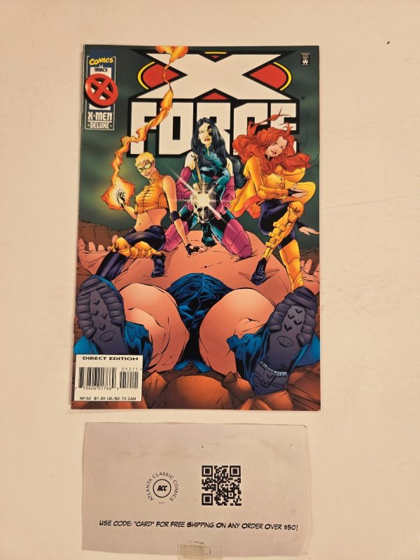 X-Force #52 (Marvel Comics, 1996), raw comic book in NM condition — front cover