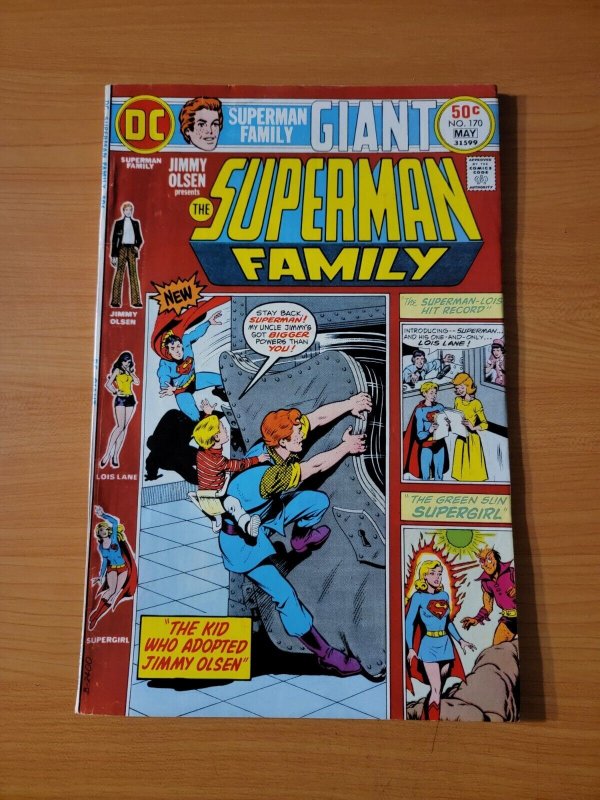 Superman Family #170 (DC Comics, 1975), raw comic book in NM condition — front cover