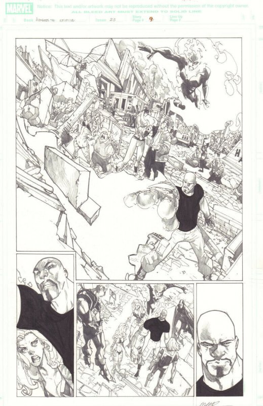 Avengers: The Initiative #23 (Marvel Comics, 2008), raw, ungraded comic book — front cover