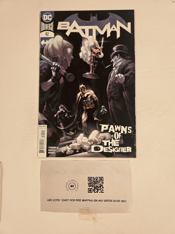 Batman #92 (DC Comics), raw comic book in NM condition — front cover