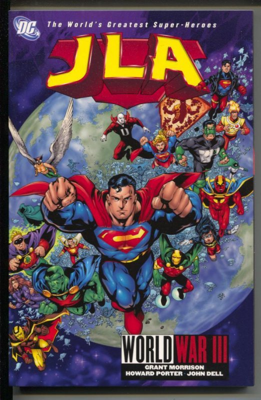 JLA: World War III #6, raw, ungraded comic book — front cover