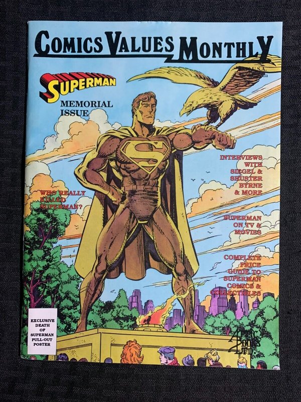 1992 Comics Values Monthly Magazine #2 (1992), raw comic book in 7.0 condition — front cover