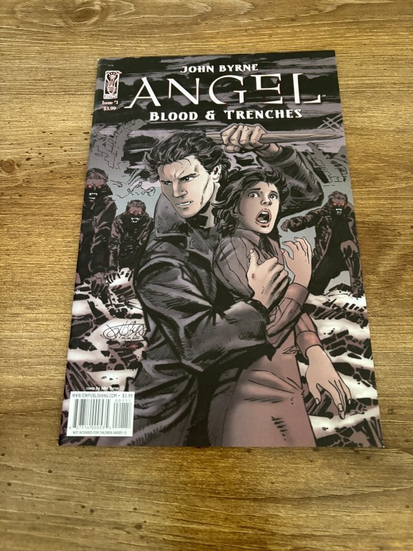Angel Blood & Trenches #1 (IDW Publishing), raw comic book in NM condition — front cover
