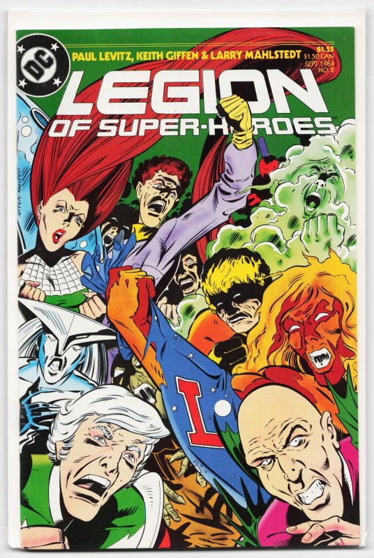Legion of Super-Heroes #2 (DC Comics, 1984), raw, ungraded comic book — front cover