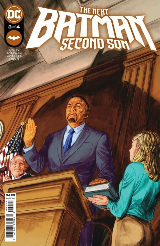 The Next Batman: Second Son #3 (2021), raw comic book in VF/NM condition — front cover