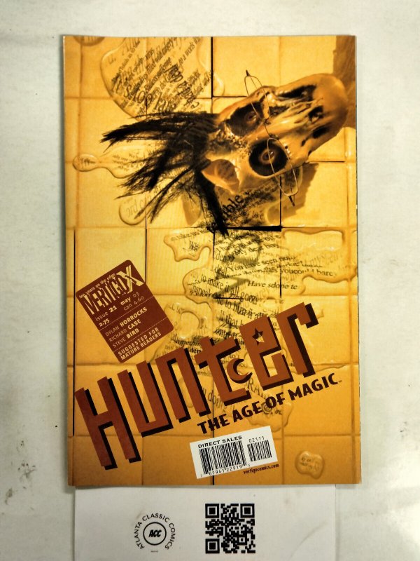 Hunter the Age of Magic #21 (DC Comics), raw comic book in NM condition — front cover