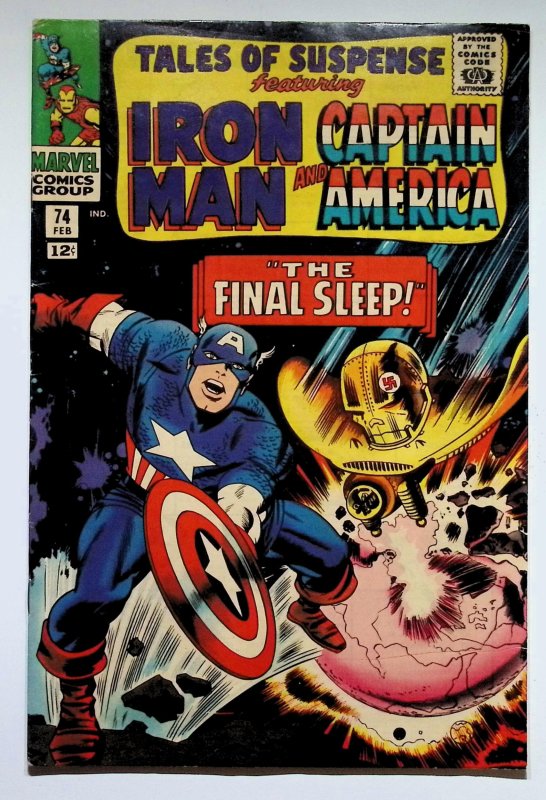 Tales of Suspense #74 (Marvel Comics, 1966), raw, ungraded comic book — front cover
