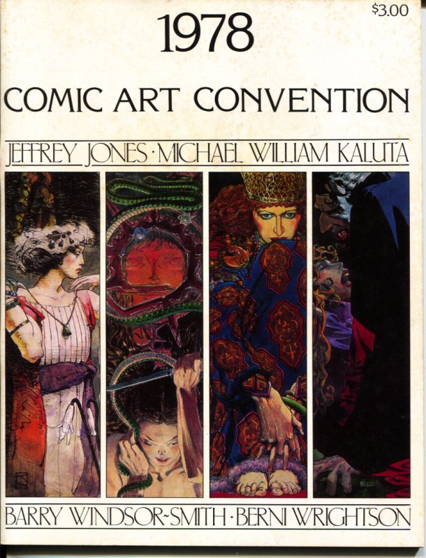 1978 Comic Art Convention Program-NYC Comic Con-Jeff Jones- Kaluta-Wrightson=... (1978), raw, ungraded comic book — front cover